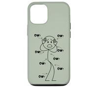 Carcasa para iPhone 12/12 Pro OW OW Stick Character Figure Humor Chronic Pain Awareness
