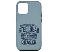 Carcasa para iPhone 12/12 Pro Pacific Northwest Steelhead Chaser Fishing PNW Trout Angler