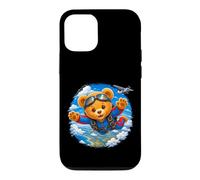 Carcasa para iPhone 12/12 Pro Paracaidismo Lindo Oso De Peluche Valiente Aventura Formas