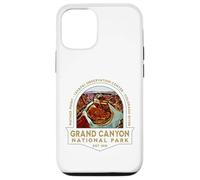 Carcasa para iPhone 12/12 Pro Parque Nacional del Gran Cañón Arizona USA Rutas de Senderismo Retro