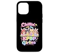 Carcasa para iPhone 12/12 Pro Pascua KPOP Music Chillin with My K-Pop Chicas Mujeres Chicas