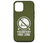 Carcasa para iPhone 12/12 Pro Patinador Divertido del Parque de Patinaje Scooter Free Zone