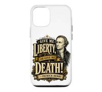 Carcasa para iPhone 12/12 Pro Patrick Henry Give Me Liberty or Death Cita histórica