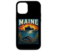 Carcasa para iPhone 12/12 Pro Patrimonio costero del Barco Langosta de Maine
