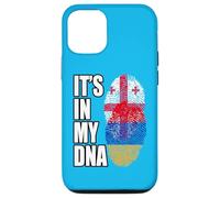 Carcasa para iPhone 12/12 Pro Patrimonio de la Bandera de ADN de Mezcla Georgiana y Armenia