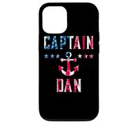 Carcasa para iPhone 12/12 Pro Patriótico Capitán Dan Vintage Bandera de Estados Unidos 4 de Julio