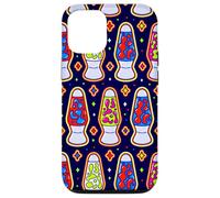 Carcasa para iPhone 12/12 Pro Patrón de lámpara de Lava Retro Groovy Y2K estética