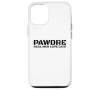 Carcasa para iPhone 12/12 Pro PAWDRE, Real Men Love Cats. Feline Father Funny Cat Dad