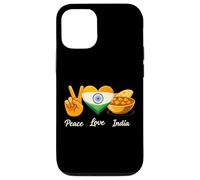 Carcasa para iPhone 12/12 Pro Peace Love Curry Amante de la Comida India