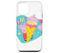 Carcasa para iPhone 12/12 Pro Peppa Pig Yum Ice Cream