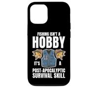 Carcasa para iPhone 12/12 Pro Pesca Supervivencia Humor Pescador Prepper Pescador