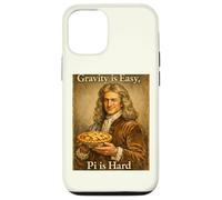 Carcasa para iPhone 12/12 Pro Pi Day Gravity is Easy Pi es difícil Divertido Newton Science Pun