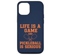 Carcasa para iPhone 12/12 Pro Pickleball Life Is A Game Divertido Jugador de Pádel