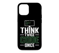 Carcasa para iPhone 12/12 Pro Piensa Dos Veces código una Vez
