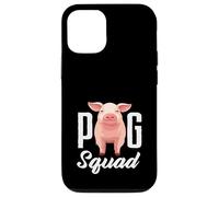 Carcasa para iPhone 12/12 Pro Pig Squad Team Crew Farmer Group Farm Animal Rosa