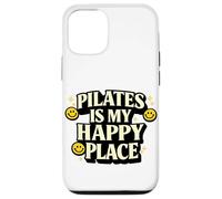 Carcasa para iPhone 12/12 Pro Pilates Is My Happy Place, Regalo Divertido para los Amantes del Bienestar