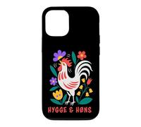 Carcasa para iPhone 12/12 Pro Pollos de Patio Trasero Hygge Arte Popular Gallo