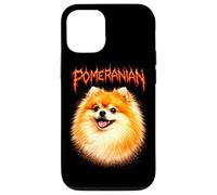 Carcasa para iPhone 12/12 Pro Pomeranian Metalhead Rock Music Festival de Guitarra Angry