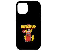 Carcasa para iPhone 12/12 Pro Pongo Ketchup en mi Ketchup (Declaración extraña y Divertida)