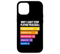Carcasa para iPhone 12/12 Pro por qué no Puedo Dejar de Jugar Pickleball Razones