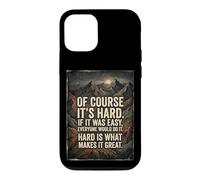 Carcasa para iPhone 12/12 Pro por Supuesto Que es difícil si Fuera fácil, Todos lo harían Grit