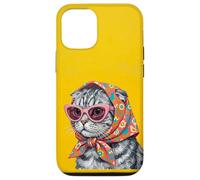 Carcasa para iPhone 12/12 Pro Portada de Revista Scottish Fold Fashion Cats Lover