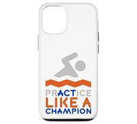 Carcasa para iPhone 12/12 Pro Practica en Equipo de natación actúa como un Nadador campeón