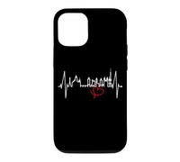Carcasa para iPhone 12/12 Pro Praga Skyline Latido del Corazón República Checa Amo Praha