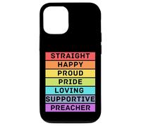Carcasa para iPhone 12/12 Pro predicador Recto Feliz Orgulloso Orgullo Amante Iglesia de Apoyo