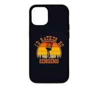 Carcasa para iPhone 12/12 Pro Prefiero Estar Cantando música vocalista Humor