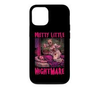 Carcasa para iPhone 12/12 Pro Pretty Little Nightmare Humor Oscuro Pulp Horror Mujeres Adultas