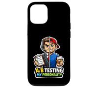 Carcasa para iPhone 12/12 Pro Probando A/B mi Personalidad, Divertida comercializadora Digital