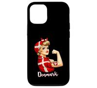 Carcasa para iPhone 12/12 Pro Proud Strong Danish Girl Woman Girlfriend Denmark Flag