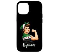 Carcasa para iPhone 12/12 Pro Proud Strong Syrian Girl Woman Girlfriend New Syria Flag