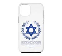 Carcasa para iPhone 12/12 Pro Psalms 122:6-9 Elegant Star of David Israel Bible Verse