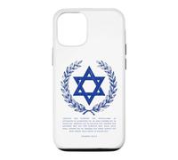 Carcasa para iPhone 12/12 Pro Psalms 122:6-9 Star of David Israel Bible Verse Greek