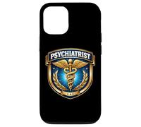 Carcasa para iPhone 12/12 Pro Psiquiatra Psiquiatría Médico Médico Caduceo Insignia MD