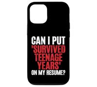 Carcasa para iPhone 12/12 Pro ¿Puedo Poner los años de adolescencia sobrevividos en mi currículum Adolescente