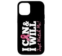 Carcasa para iPhone 12/12 Pro Puedo y venceré a Breast Cancer Warrior, Solo mírame