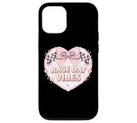 Carcasa para iPhone 12/12 Pro Race Day Vibes - Arco de Coqueta a Cuadros para Mujer y niña