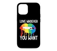 Carcasa para iPhone 12/12 Pro Rainbow Love Lips Adulto Orgullo Fiesta Lesbianas Queer CSD LGBT