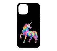 Carcasa para iPhone 12/12 Pro Rainbow Tie Dye Unicornio Magical Fantasy Animal