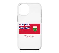 Carcasa para iPhone 12/12 Pro Recuerdo de la Bandera de Ontario Canadá