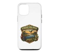 Carcasa para iPhone 12/12 Pro Recuerdo gráfico de Eagle Island State Park Idaho