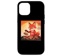 Carcasa para iPhone 12/12 Pro Red Fox Cooking Grill BBQ Funny Gift Red Fox