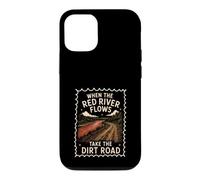 Carcasa para iPhone 12/12 Pro Red River Flows Take The Dirt Road Humor Adulto