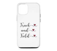Carcasa para iPhone 12/12 Pro Regalo tipográfico manuscrito con corazón de Pista y Campo