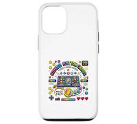Carcasa para iPhone 12/12 Pro Retro Combo Botón Smash Arcade Gamer Diseño