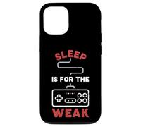 Carcasa para iPhone 12/12 Pro Retro Gaming - Sleep is For The Weak Gamepad para Gamer Funny