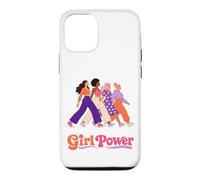 Carcasa para iPhone 12/12 Pro Retro Girl Power Pink Diverse Women Inclusion Groovy 70s